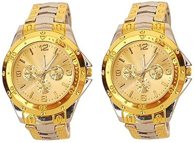 PEPPER STYLE Silver Gold Rosra Wrist Analog Watch For Boys & Mens STYLE 038 Watch  - For Men   Watches  (PEPPER STYLE)