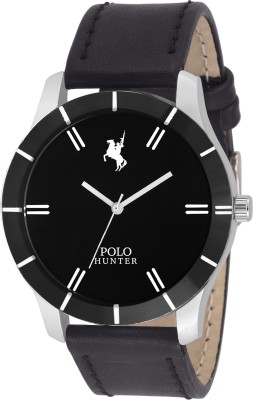 Polo Hunter PH-7007-BK-ST-GENTS Modest Analog Watch  - For Men   Watches  (Polo Hunter)