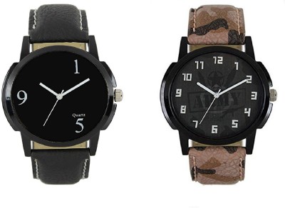 Mishva Leather strap Analogue Wrist Watch  - For Men   Watches  (Mishva)