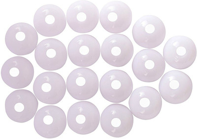 GOELX Plastic Jhumka Base Medium Size in Dome Shape for Jewellery Making & Thread Wrapped Jewellery