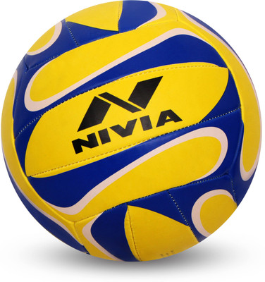 

Nivia Trainer Volleyball - Size: (Pack of 1, Yellow, Blue