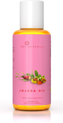

Rey Naturals Coldpressed Jojoba Carrier Oil - Pure & Natural(105 ml)