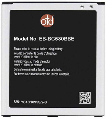 

OTD Battery - for Samsung J3 J5 Grand Prime Duos EB-BG530BBE 2600mAh Full Capacity Silver(Black)