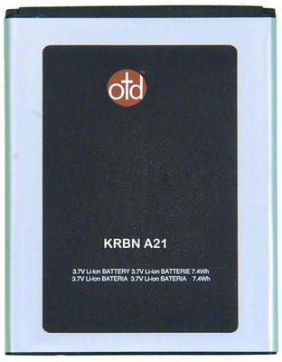 

OTD Battery - for Karbonn A21 1800mAh Full Capacity Silver(Black)
