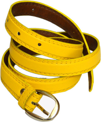 

BULL-i Girls Formal Yellow Artificial Leather Belt