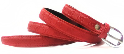 

ARUNITA Women Casual Red Artificial Leather Belt