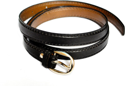 

BULL-i Girls Black Artificial Leather Belt