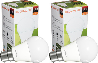 

Compact 10 W Round B22 LED Bulb(Yellow, Pack of 2)
