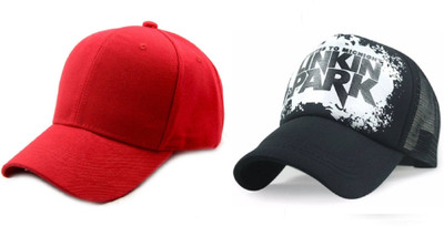 BNB Printed Trucker Cap Cap(Pack of 2)