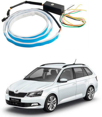 Auto Garh M81 MULTI COLOUR BRAKE LIGHT (DIGGY LIGHT) WITH BLUE LIGHT WHILE DRIVING,RED LIGHT FOR BRAKE,YELLOW LIGHT FOR INDIGATOR SUITABLE FOR Fabia Car Fancy Lights(Yellow, Red, Blue)