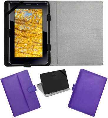 ACM Flip Cover for iBall Slide 3G 7271(Purple, Cases with Holder)