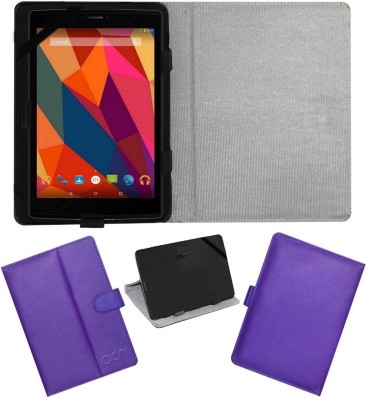 ACM Flip Cover for Micromax Canvas P680 8 inch(Purple, Cases with Holder, Pack of: 1)