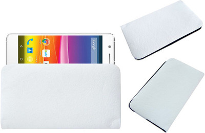 ACM Pouch for Micromax Canvas Knight 2 E471(White, Cases with Holder, Pack of: 1)