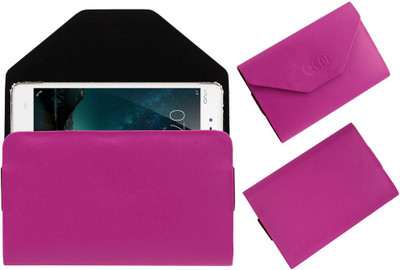 ACM Pouch for Vivo V3 Max(Pink, Cases with Holder, Pack of: 1)