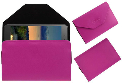 ACM Pouch for Micromax Canvas Juice 3 Q392(Pink, Cases with Holder, Pack of: 1)