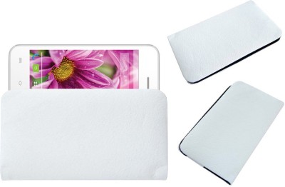 ACM Pouch for Lava Iris X1 Atom(White, Cases with Holder, Pack of: 1)