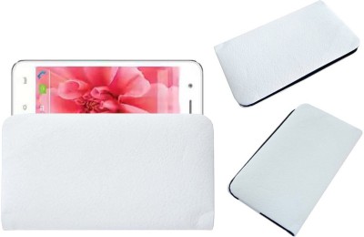 ACM Pouch for Lava Iris Atom 2X(White, Cases with Holder, Pack of: 1)