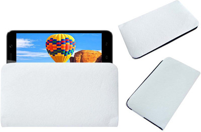 ACM Pouch for Micromax Canvas Play Q355(White, Cases with Holder, Pack of: 1)