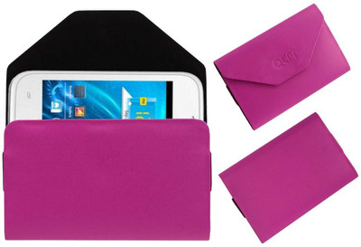 ACM Pouch for Spice Smart Flo Ivory 2 Mi-423(Pink, Cases with Holder)