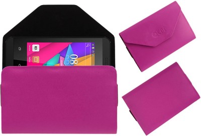 ACM Pouch for Videocon Infinium Zest Lite(Pink, Cases with Holder, Pack of: 1)