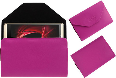 ACM Pouch for Panasonic Eluga I3(Pink, Cases with Holder, Pack of: 1)