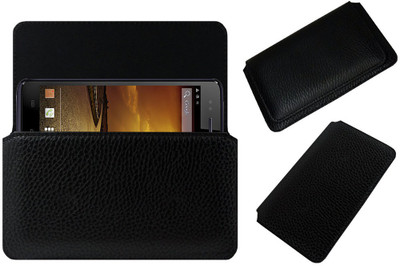 ACM Pouch for Micromax Canvas 2 Colors A120(Black, Cases with Holder, Pack of: 1)