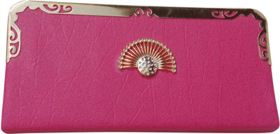 

Haryana Craft Casual Pink Clutch