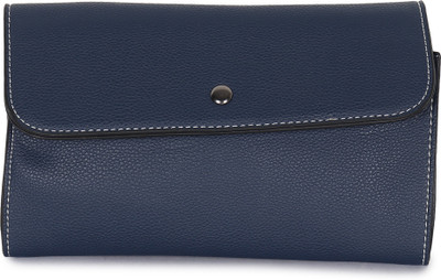 Butterflies Casual Blue Clutch