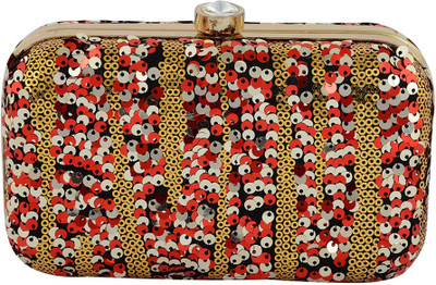 

Tooba Handicraft Party Multicolor Clutch
