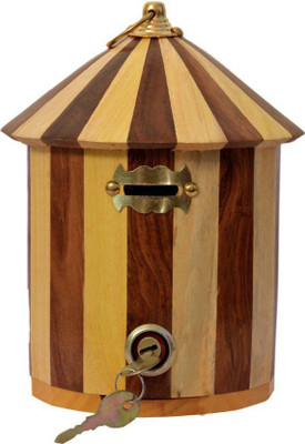 

CraftOnline hut house coin bank Coin Bank(Multicolor)