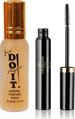 

Oriflame Sweden Giordani Gold Iconic All-in-One Mascara 8ml (32576) With Just Doit Parfume 30ml(Set of 2)