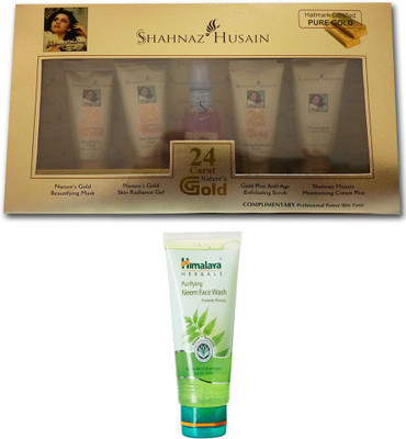 

Shahnaz Husain Diamond plus facial kit 55 g and Himalaya Neem Face Wash FREE (Set of 6)(Set of 6)