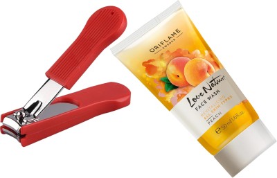 

Oriflame Sweden Love Nature Face Wash Peach 50ml (32221) With Nail Cutter(Set of 2)