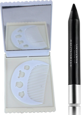 

Oriflame Sweden Pure Colour Kajal Black 0.8ml ( 30791 ) With Comb & Mirror Set(Set of 3)