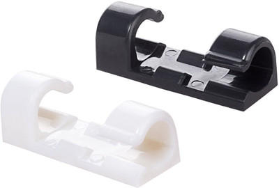 

SYGA 0 Compartments Plastic Cable Clips(Black, White)