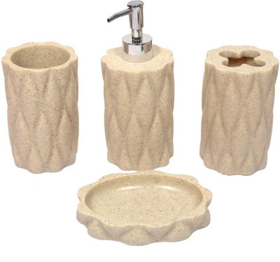 

Skywalk Ceramic Bathroom Set(Pack of 4)