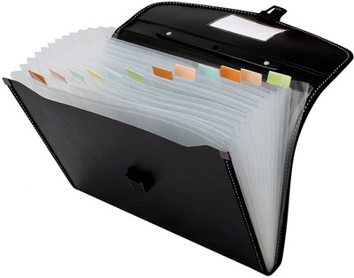 

TRANBO Plastic A4(Set Of 1, Black)