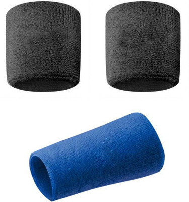 

Gking Sprots Wrist Fitness Band(Black, Blue, Pack of 3)