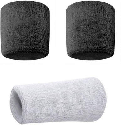 

Gking Sprots Wrist Fitness Band(Black, White, Pack of 3)
