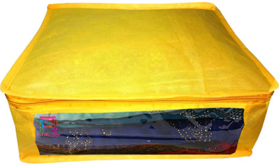 

Atorakushon new and modern stylish dresses covers Non Woven Saree wardrobe orgniser, cover / Wedding Gift, Regular Clothes Bag, Vanity pouch, Set Of 1 (Yellow) at1 pcs Sari Small Non woven yellow(Yellow)