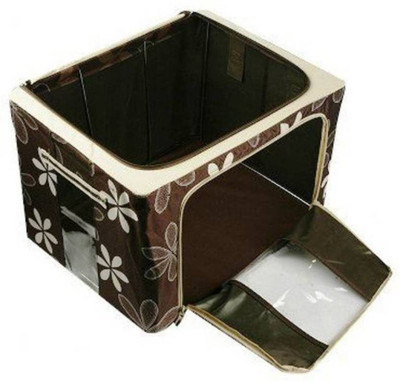 

ShopyBucket Organizer Foldable Fabric Storage Box Organizer W1 Organizer W1(Brown)