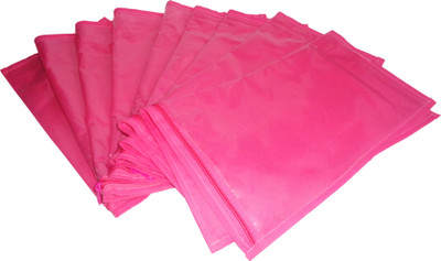 

Afrose High Quality Multipurpose Single Saree cover 12 pc For Keep saree(Pink)