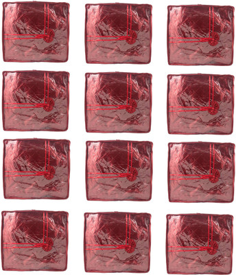 

Addyz Deginer Pack of 12 Pieces Single Satin Saree Cover Salwar Suit Kamiz Cover Storage Bag Up to 2 Saree or Salwar in Each Saree Cover. Storage Bag(Maroon)