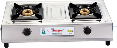 

GOLDEN SURYA BGS- 207-ACCORD Stainless Steel Manual Gas Stove(2 Burners)