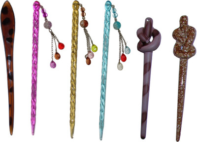 

MOOPI combo of juda sticks Bun Stick(Multicolor)
