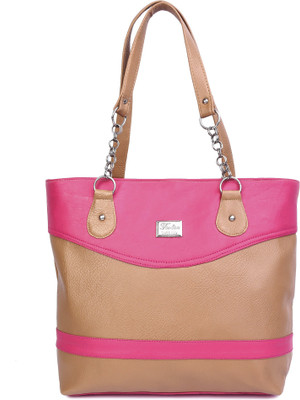 

Kandel London Shoulder Bag(Pink, Brown), Brown;pink