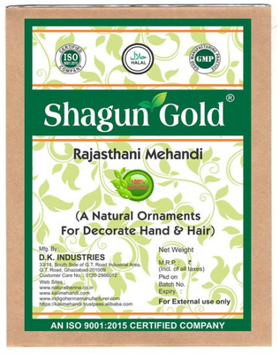 

Shagun Gold Rajasthani henna (Mehandi) natural leaves pure powder smoothing & silky hair color 800gm(800 g)