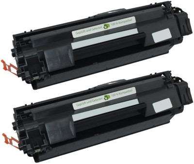 SPS 88A Black Toner Cartridge CC388A Compatible (Pack of 2 ) for Black Ink Toner