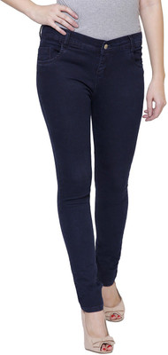 Pavis Skinny Women Dark Blue Jeans