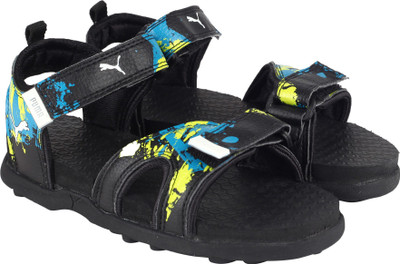 

Puma Boys & Girls Velcro Sports Sandals(Black